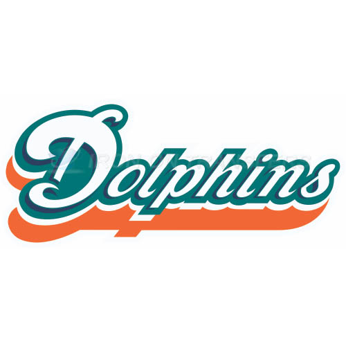 Miami Dolphins Iron-on Stickers (Heat Transfers)NO.575